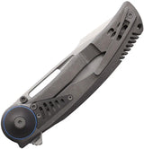 Reate Knives GTR Framelock Ti Dark Bead Blast - Premium M390 Blade For EDC Enthusiasts by Reate Knives
