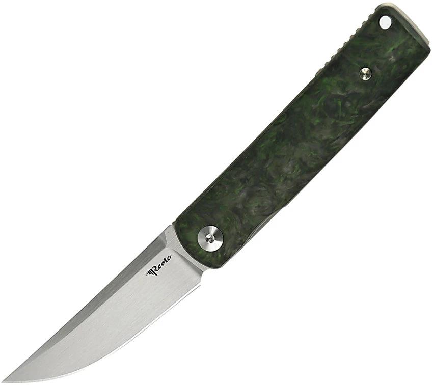 Reate Knives Bushido Linerlock DarkMatGr BUSHIDO TI DARK MATTER GREEN by Reate Knives