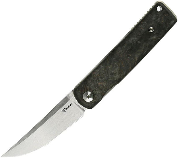 Reate Knives Bushido Linerlock DarkMatCp BUSHIDO TI DARK MATTER COPPER by Reate Knives