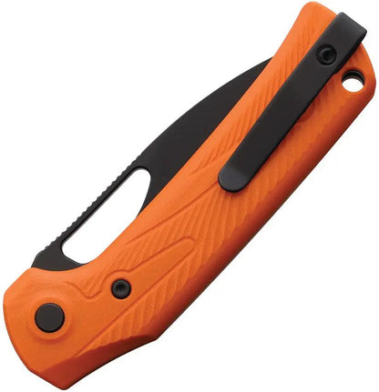Reate Knives PL-XE Pivot Lock Orange G10 EDC Knife With High Visibility Handle For Discerning Everyday Carry Enthusiasts by Reate Knives