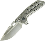 Reate Knives Termnator TX228 Framelock BB TX228 TI-BEAD BLASTED by Reate Knives
