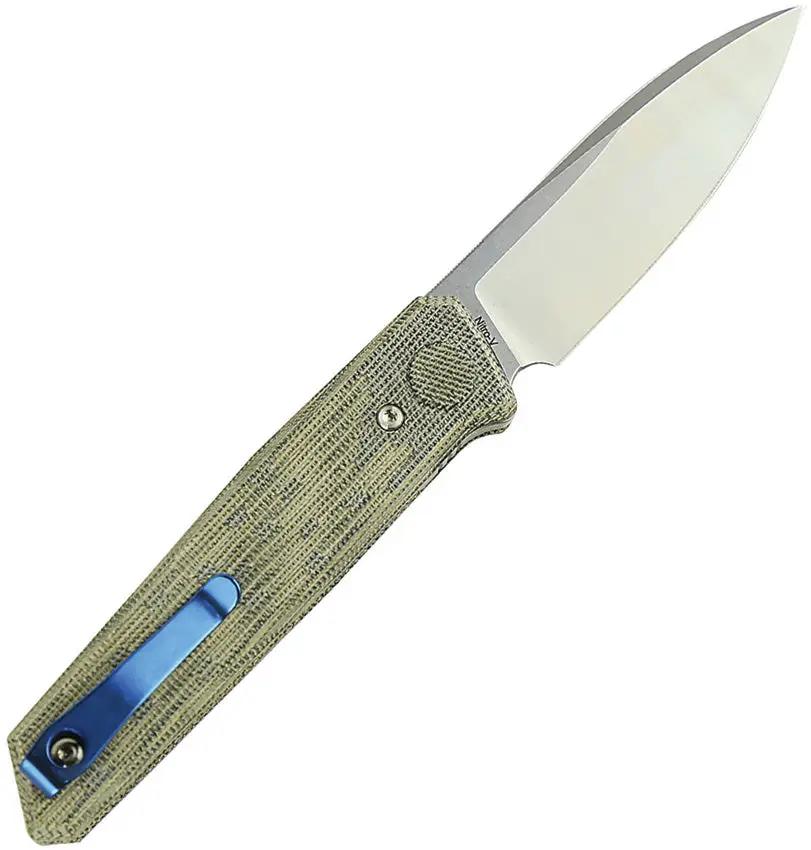 Reate Knives PL-6 Pivot Lock EDC Knife - Nitro V Blade With Dual Finish For Everyday Carry by Reate Knives