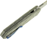 Reate Knives PL-6 Pivot Lock EDC Knife - Nitro V Blade With Dual Finish For Everyday Carry by Reate Knives