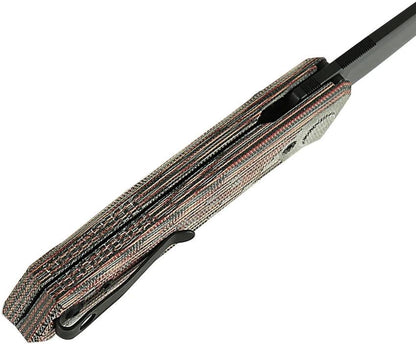 Reate PL6 Pivot Lock Knife Red Micarta Nitro V Blade Spear Point Extended Tang With PVD Coating For EDC Enthusiasts by Reate Knives