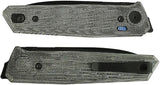 Reate Knives PL-6 Pivot Lock Knife Black Micarta - Premium Nitro V Blade For Everyday Carry Enthusiasts by Reate Knives