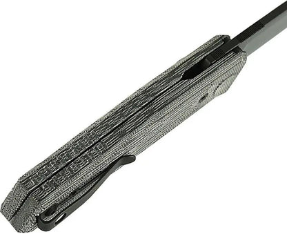 Reate Knives PL-6 Pivot Lock Knife Black Micarta - Premium Nitro V Blade For Everyday Carry Enthusiasts by Reate Knives