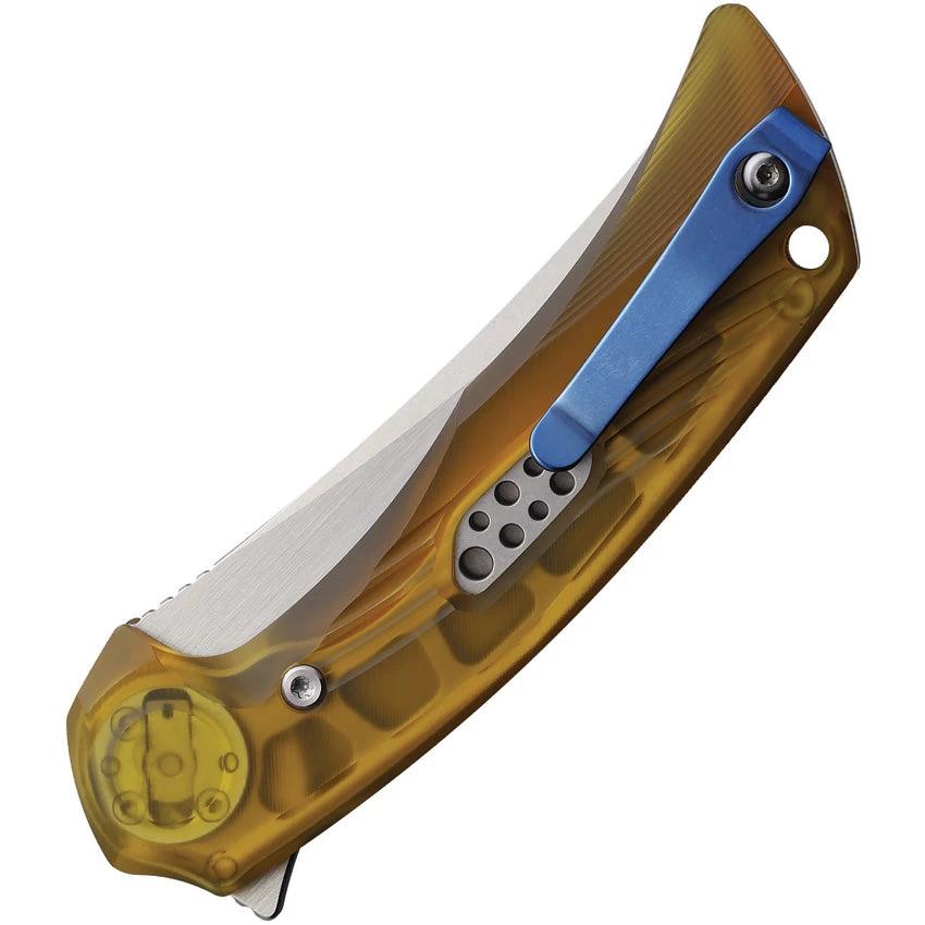 Reate Knives PL7 Pivot Lock Ultem Handle Nitro V Blade Premium EDC Knife For Collectors And Enthusiasts by Reate Knives