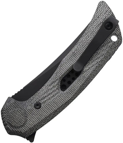 Reate Knives PL-7 Pivot Lock Folding Knife - 3.5 In Nitro V Blade With Black Micarta Handle by Reate Knives