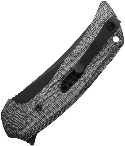 Reate Knives PL-7 Pivot Lock Folding Knife - 3.5 In Nitro V Blade With Black Micarta Handle by Reate Knives