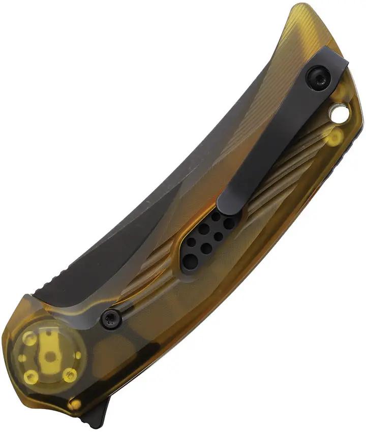 Reate Knives PL7 Pivot Lock Ultem Handle Nitro V Blade - Premium EDC Knife For Collectors by Reate Knives