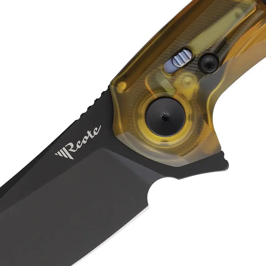 Reate Knives PL7 Pivot Lock Ultem Handle Nitro V Blade - Premium EDC Knife For Collectors by Reate Knives
