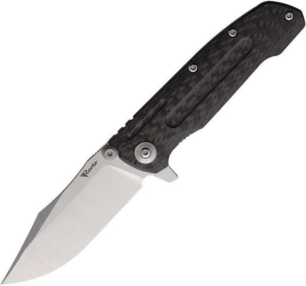 Reate Knives 9D V2 Framelock Carbon Fiber Handle Folder 154CM Satin Blade For EDC Enthusiasts by Reate Knives