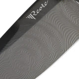 Reate Knives PL XT Pivot Lock - DLC Coated Damascus Blade With Black Red Micarta For EDC Enthusiasts by Reate Knives
