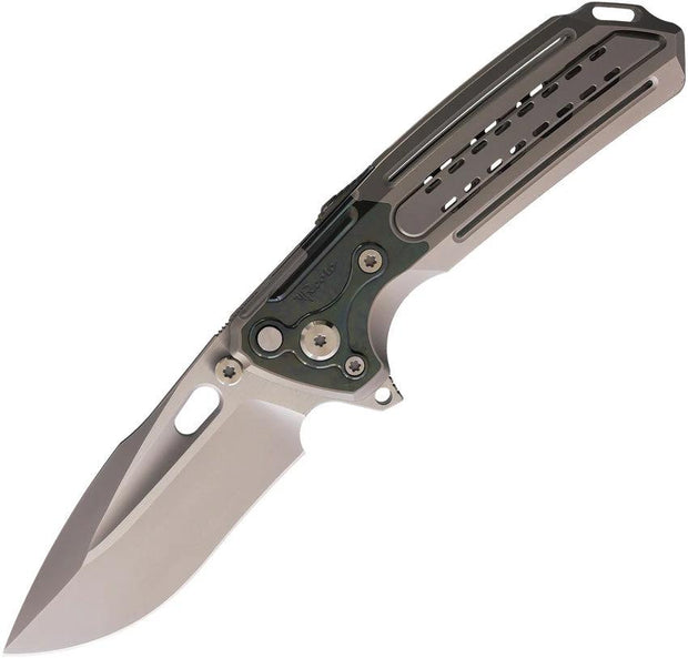 Reate Knives Terminator 6000 Framelock Grn T6000 ZIRCONIUM-GREEN by Reate Knives