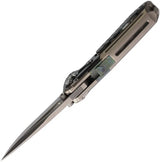 Reate Knives Terminator 6000 Framelock - MagnaCut Blade With Green Zirconium Inlay Serialized EDC Knife by Reate Knives