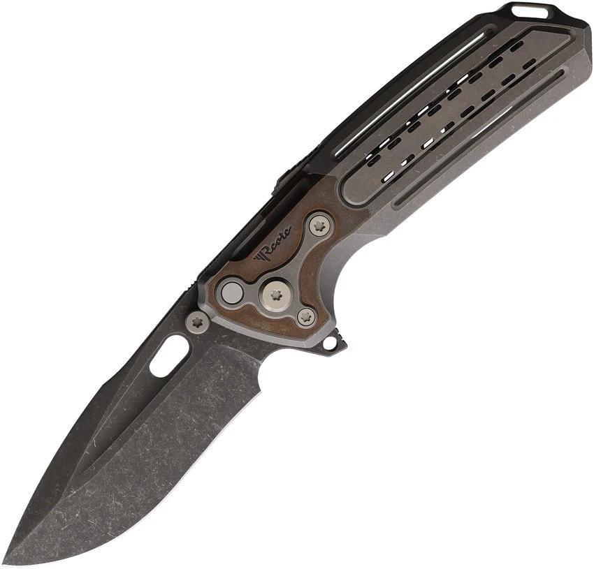 Reate Knives Terminator 6000 Framelock Cop T6000 COPPER by Reate Knives