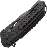 Reate Knives Terminator 6000 Framelock Knife With MagnaCut 4 Inch Blade Premium DLC Titanium For EDC Enthusiasts by Reate Knives