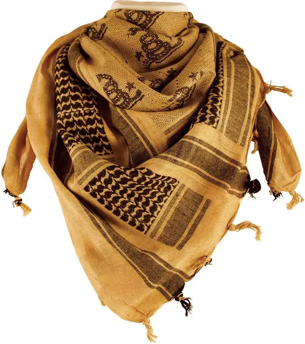 Red Rock Outdoor Gear Shemagh Head Wrap Dont Tread Motif Versatile Durable 42 Inch Cotton Scarf For Outdoor Enthusiasts by Red Rock Outdoor Gear