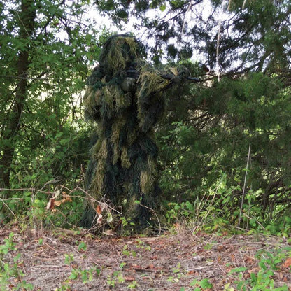 Red Rock Outdoor Gear Ghillie Suit Woodland 5-Piece for Hunters and Photographers Lightweight Camouflage by Red Rock Outdoor Gear