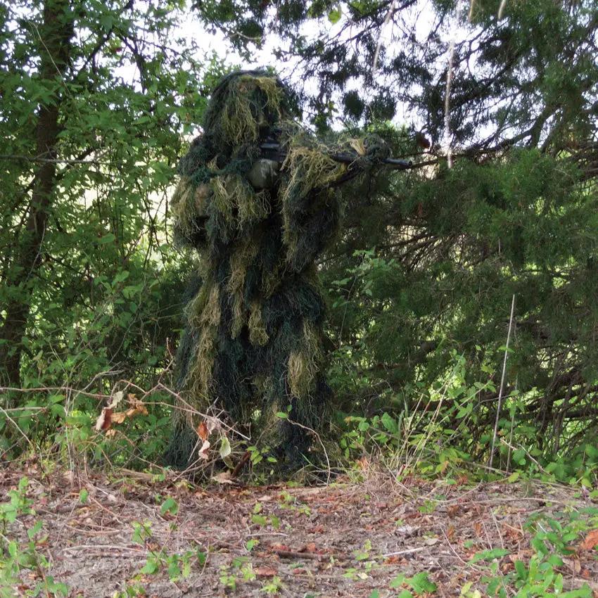 Red Rock Outdoor Gear 5 Piece Ghillie Suit Woodland Camouflage For Hunters Large XL Lightweight Breathable Polyester by Red Rock Outdoor Gear