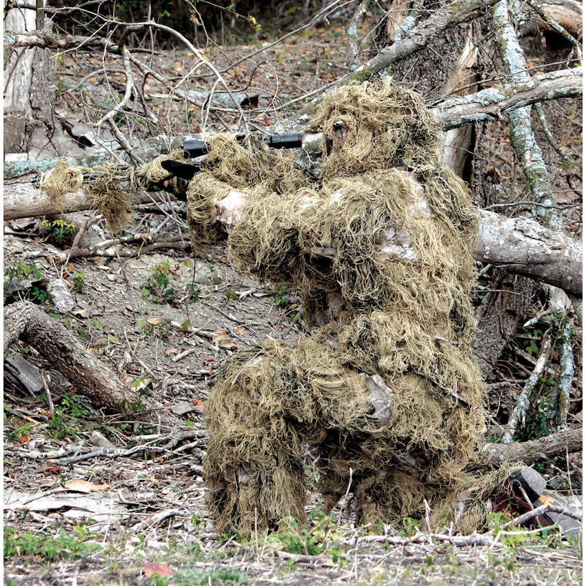 Red Rock Outdoor Gear Desert Ghillie Suit 5 Piece Lightweight Camouflage Kit For Hunters by Red Rock Outdoor Gear