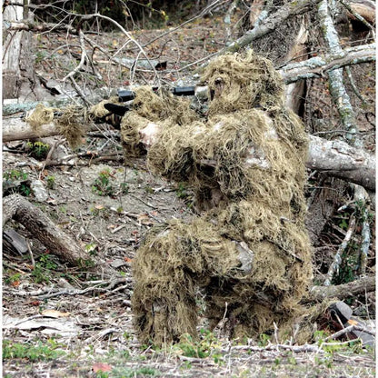 Red Rock Outdoor Gear Desert Ghillie Suit 5 Piece Lightweight Breathable Camo for Hunters XL XXL by Red Rock Outdoor Gear