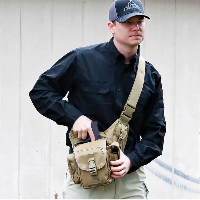 Red Rock Outdoor Gear Sidekick Sling Bag Coyote 80128COY by Red Rock Outdoor Gear