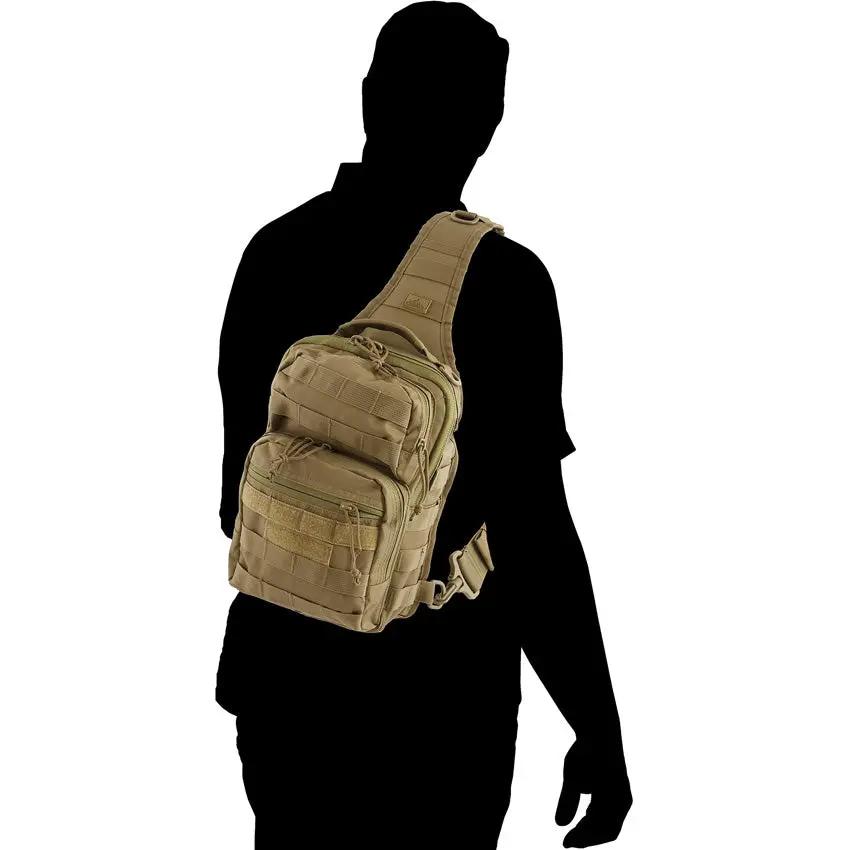 Red Rock Rover Sling Pack PRYM1 Blackout Camo Compact EDC for Outdoor Enthusiasts by Red Rock Outdoor Gear
