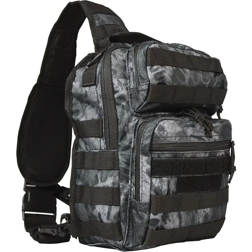 Red Rock Rover Sling Pack PRYM1 Blackout Camo Compact EDC for Outdoor Enthusiasts by Red Rock Outdoor Gear