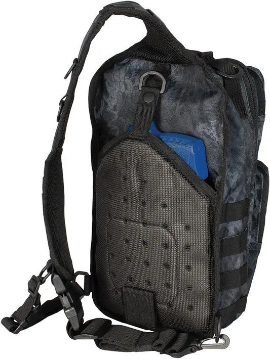 Red Rock Rover Sling Pack PRYM1 Blackout Camo Compact Quick Access Sling Bag for Outdoor Enthusiasts by Red Rock Outdoor Gear
