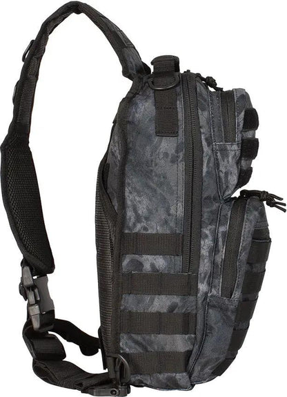 Red Rock Rover Sling Pack PRYM1 Blackout Camo Compact Quick Access Sling Bag for Outdoor Enthusiasts by Red Rock Outdoor Gear