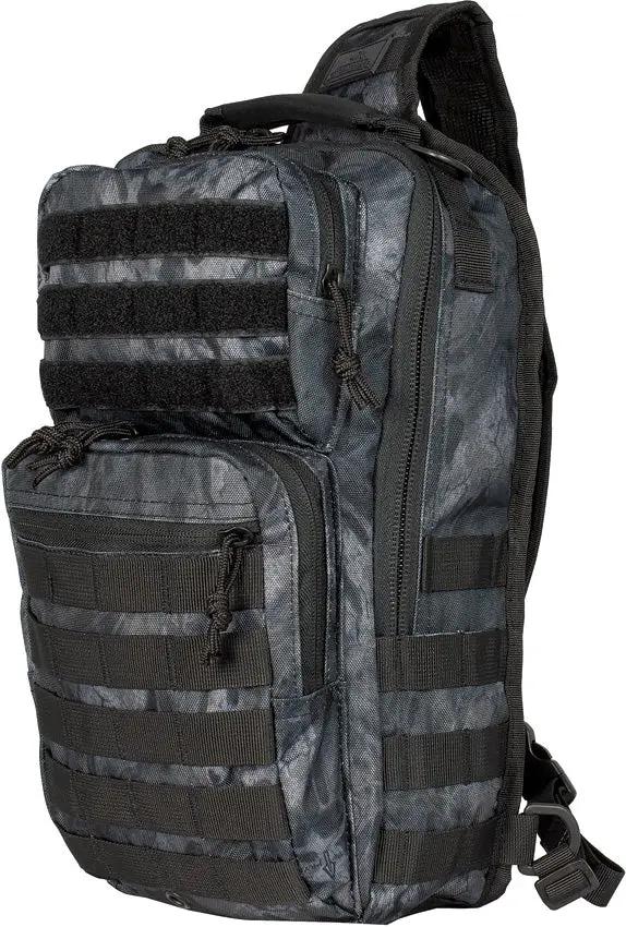 Red Rock Rover Sling Pack PRYM1 Blackout Camo Compact Quick Access Sling Bag for Outdoor Enthusiasts by Red Rock Outdoor Gear