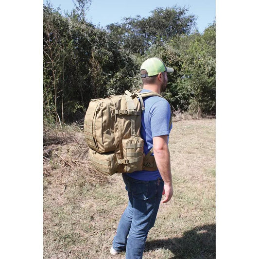 Red Rock Diplomat Backpack 54L Durable Coyote Brown for Outdoor Enthusiasts and Travelers by Red Rock Outdoor Gear