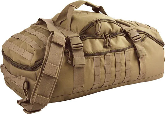 Red Rock Traveler Duffel Pack Coyote Brown Rugged Versatile Carry On for Travelers and Weekend Explorers by Red Rock Outdoor Gear