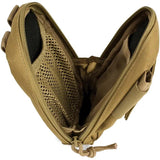 MOLLE Media Pouch Red Rock Outdoor Gear Coyote Compact Rugged Organizer With Soft Lined Interior For Outdoor Enthusiasts by Red Rock Outdoor Gear