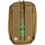 MOLLE Media Pouch Red Rock Outdoor Gear Coyote Compact Rugged Organizer With Soft Lined Interior For Outdoor Enthusiasts by Red Rock Outdoor Gear