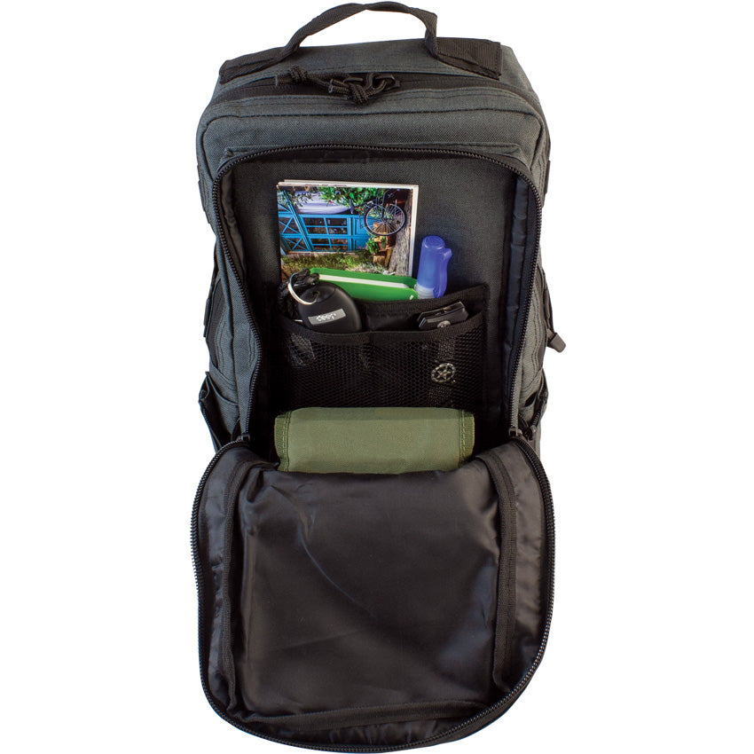 Red Rock Urban Assault Pack CC Gray Durable Backpack With Discreet Access And Organized Carry For Urban Explorers by Red Rock Outdoor Gear