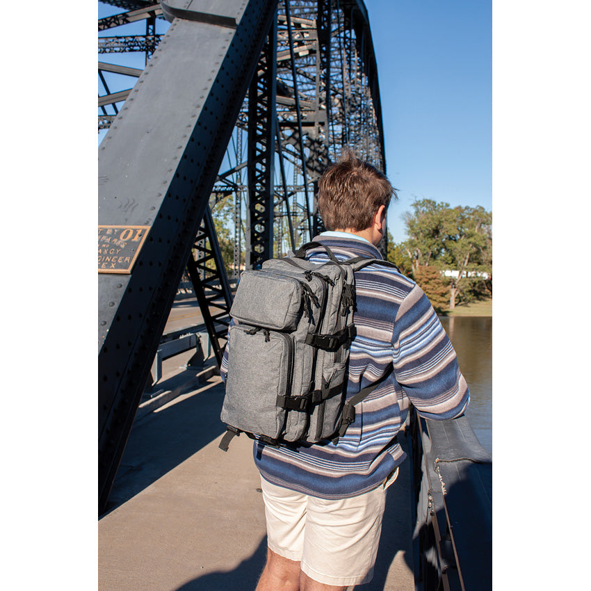 Red Rock Urban Assault Pack CC Gray Durable Backpack With Discreet Access And Organized Carry For Urban Explorers by Red Rock Outdoor Gear