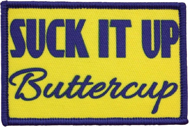 Red Rock Outdoor Gear Morale Patch Suck It Up Buttercup 3.5x5 Inch Easy Attach For Backpacks And Tactical Gear by Red Rock Outdoor Gear