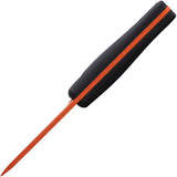 Reiff Knives F3 XC Fixed Blade - Orange Cerakote CPM-3V Drop Point Blade Black G10 Handle Leather Sheath by Reiff Knives