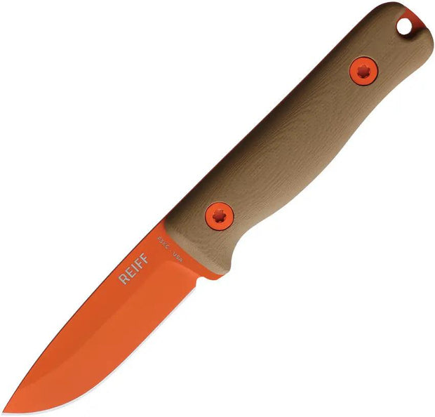 Reiff Knives F3 XC Fixed Blade Tan Kyd F3018CTGBLKA by Reiff Knives