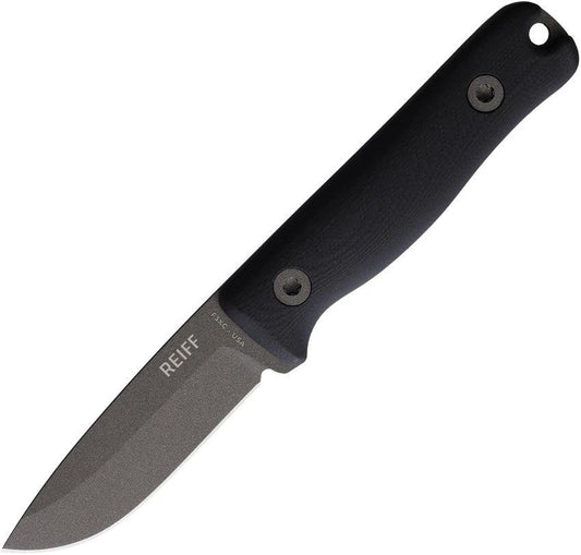 Reiff Knives F3 XC Fixed Blade Blk Lthr F3013BLGBRLCR by Reiff Knives