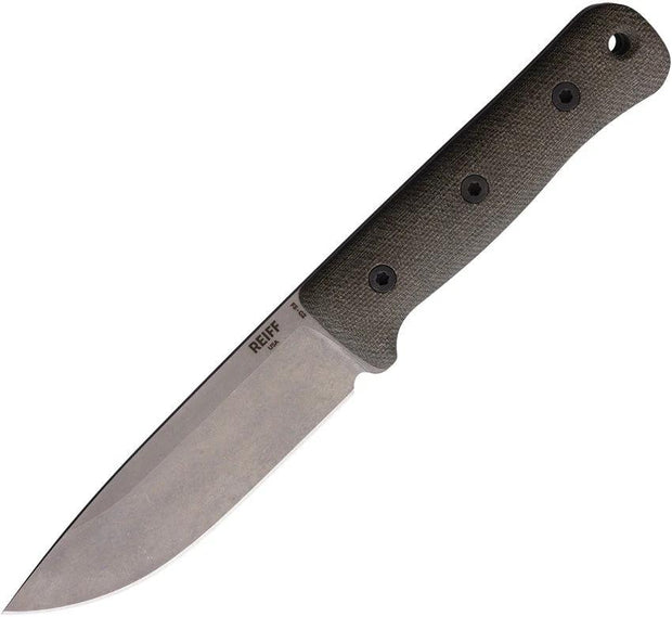 Reiff Knives F5 Gen 2 Fixed Blade Grn Mic F5119GCMBLKA by Reiff Knives