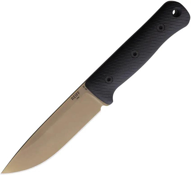 Reiff Knives F5 Gen 2 Fixed Blade Blk G10 F511DBLGBLKA by Reiff Knives