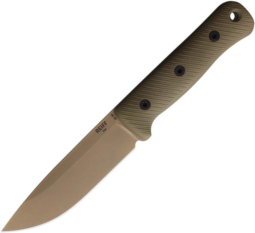Reiff Knives F5 Gen 2 Fixed Blade OD G10 F511DODGBLKA by Reiff Knives