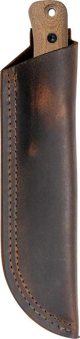 Reiff Knives S5 Fixed Blade Natural Micarta S5021NCMBRCR - 10 Inch Overall, 5 Inch CPM-3V Scandi Grind, Full Tang by Reiff Knives