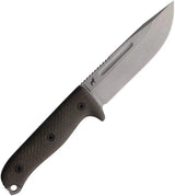 Reiff Knives Vicon - MagnaCut Stainless Clip Point Fixed Blade With Green Canvas Micarta Handle by Reiff Knives