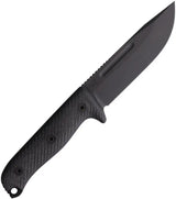 Reiff Knives Vicon Fixed Blade - Black DLC MagnaCut Clip Point with G10 Handle and Extended Tang by Reiff Knives