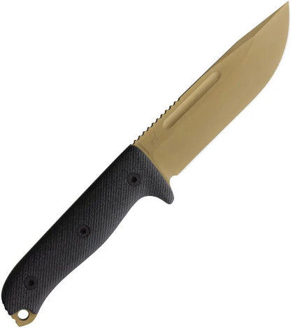 Reiff Knives Vicon Fixed Blade - CPM MagnaCut Clip Point Blade With Black Canvas Micarta Handle by Reiff Knives