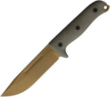 Reiff Knives Vicon Fixed Blade Grn G10 FDE VN11DODGBLKA by Reiff Knives